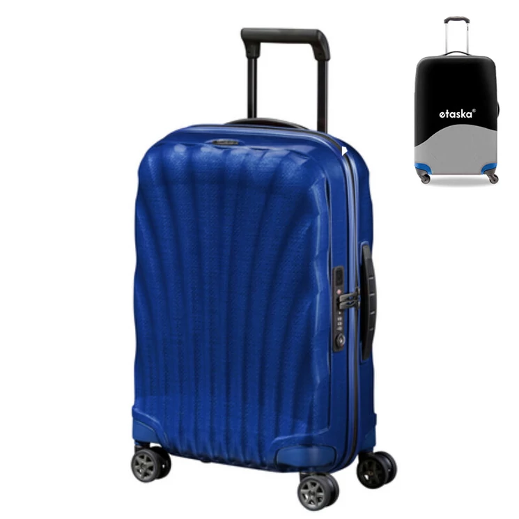 Samsonite C-Lite Spinner Kabinbőrönd 55 cm Bővíthető ajándék bőröndhuzattal