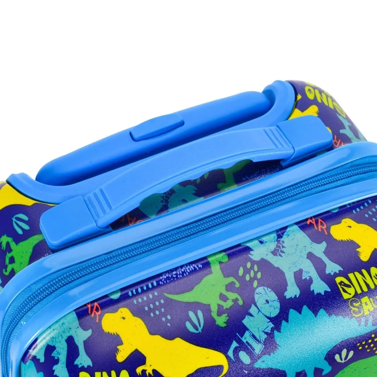  2 db-os ABS gyermek bőrönd szett Sok Dínó mintával