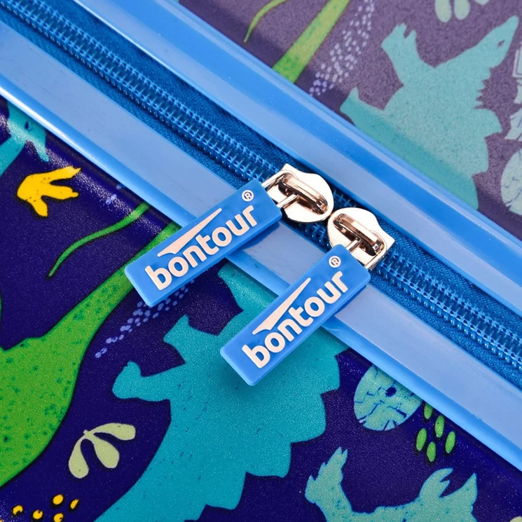  2 db-os ABS gyermek bőrönd szett Sok Dínó mintával