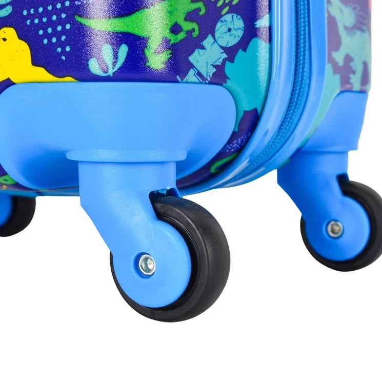  2 db-os ABS gyermek bőrönd szett Sok Dínó mintával