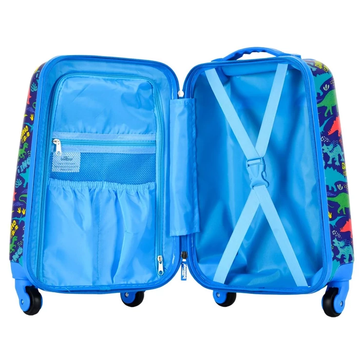  2 db-os ABS gyermek bőrönd szett Sok Dínó mintával