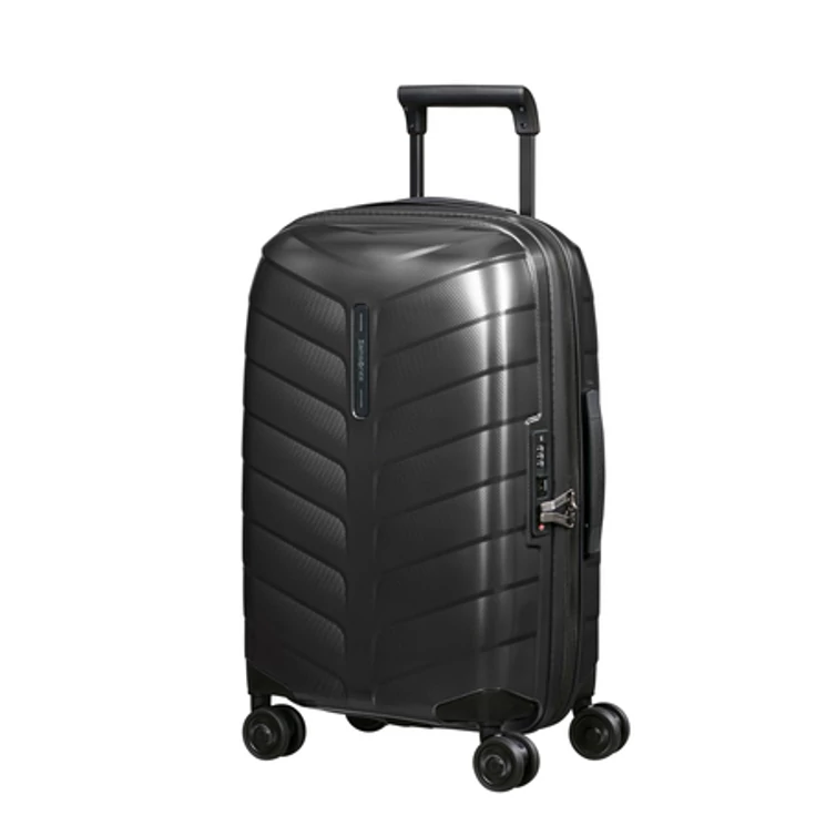 Samsonite Attrix Spinner Bővíthető Kabinbőrönd 55x35x23 cm Black 10 év garancia