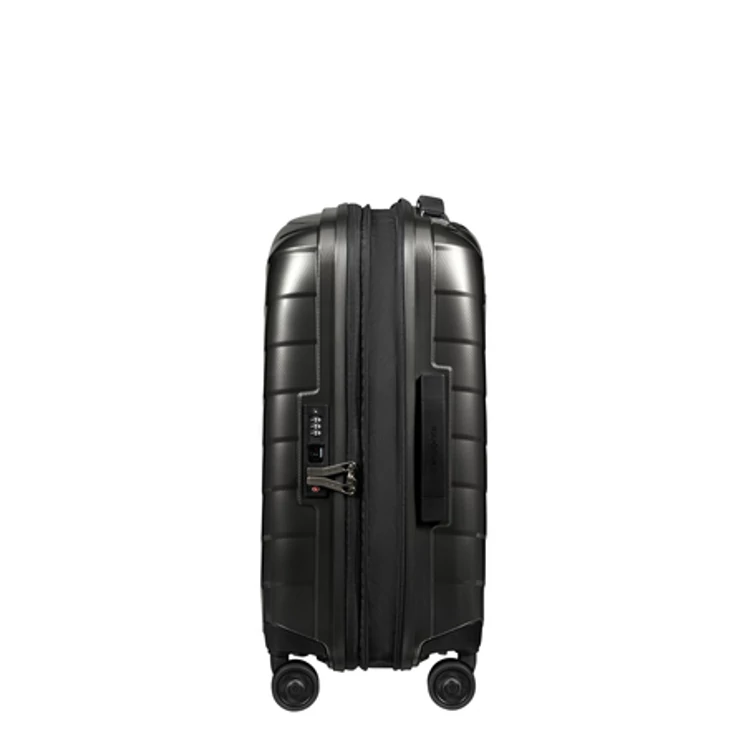 Samsonite Attrix Spinner Bővíthető Kabinbőrönd 55x35x23 cm Black 10 év garancia