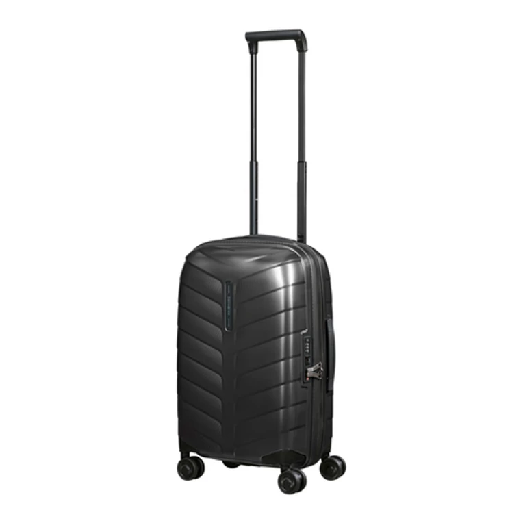 Samsonite Attrix Spinner Bővíthető Kabinbőrönd 55x35x23 cm Black 10 év garancia