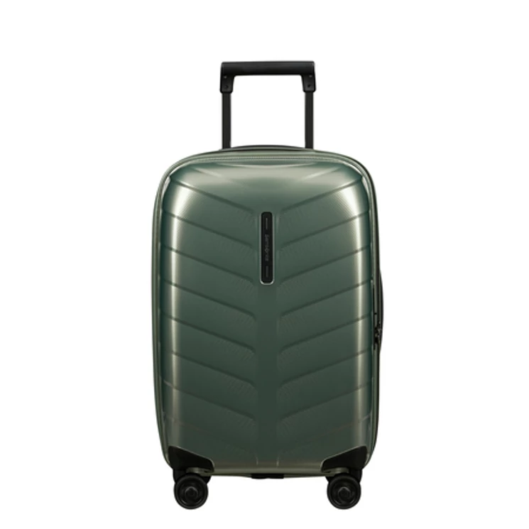 Samsonite Attrix Spinner Bővíthető Kabinbőrönd 55x35x23 cm BasilGreen 10 év garancia