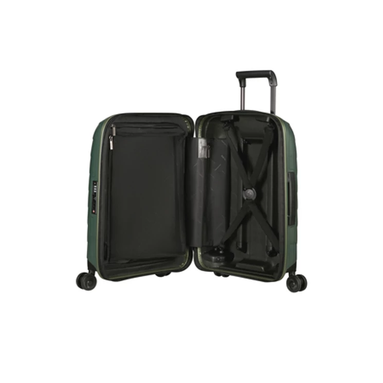 Samsonite Attrix Spinner Bővíthető Kabinbőrönd 55x35x23 cm BasilGreen 10 év garancia