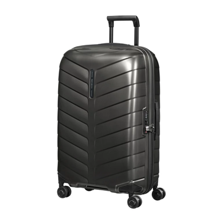 Samsonite Attrix Spinner Bőrönd 69 cm Black 10 év garancia