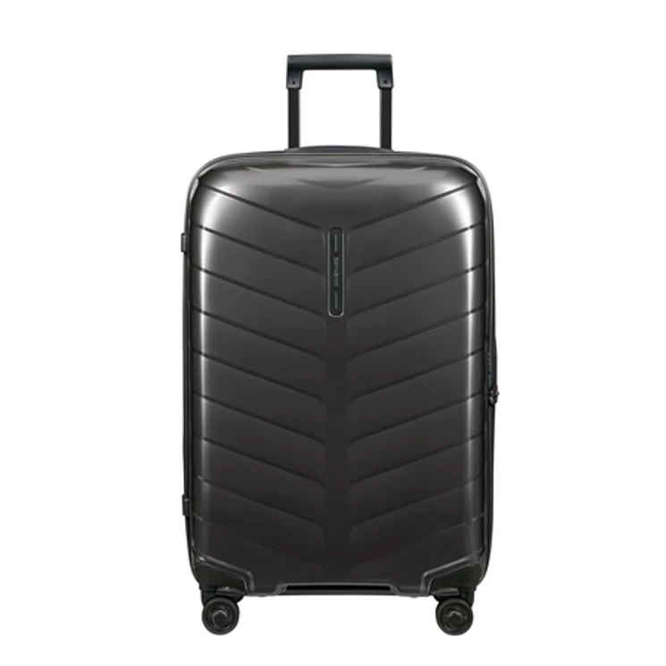 Samsonite Attrix Spinner Bőrönd 69 cm Black 10 év garancia