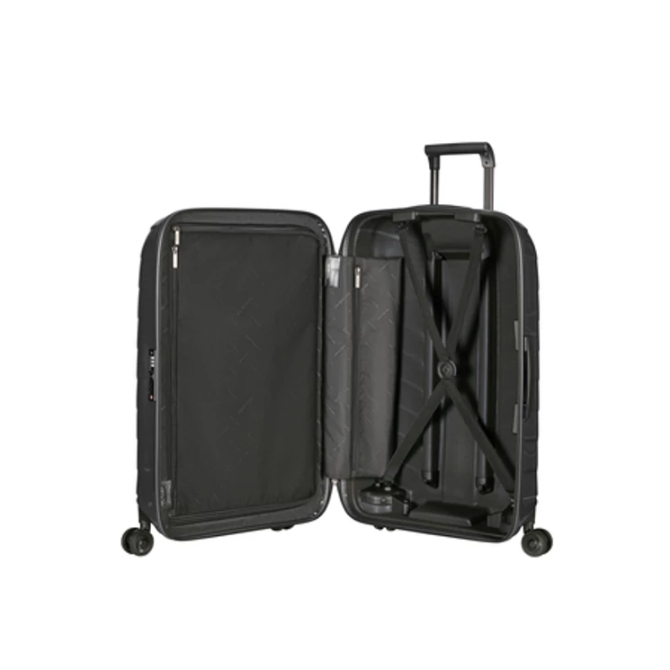 Samsonite Attrix Spinner Bőrönd 69 cm Black 10 év garancia