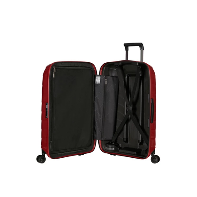 Samsonite Attrix Spinner Bőrönd 69 cm Red 10 év garancia