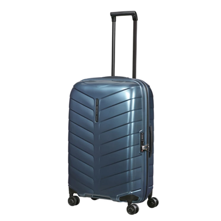 Samsonite Attrix Spinner Bőrönd 69 cm SteelBlue 10 év garancia