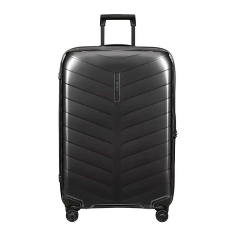 Samsonite Attrix Spinner Bőrönd 75 cm Black 10 év garancia