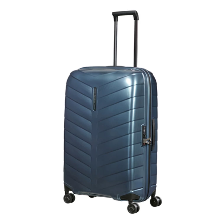 Samsonite Attrix Spinner Bőrönd 75 cm SteelBlue 10 év garancia
