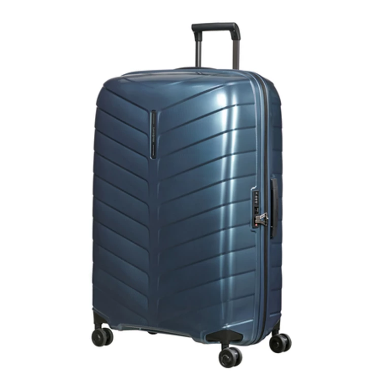 Samsonite Attrix Spinner Bőrönd 81 cm SteelBlue 10 év garancia