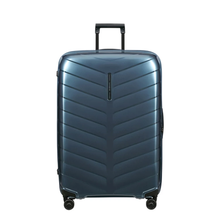 Samsonite Attrix Spinner Bőrönd 81 cm SteelBlue 10 év garancia