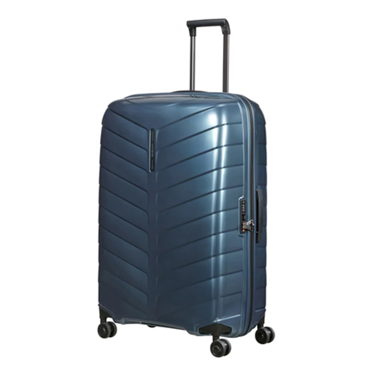 Samsonite Attrix Spinner Bőrönd 81 cm SteelBlue 10 év garancia