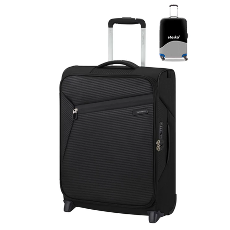 Samsonite Litebeam állóbőrönd kabin méret 55 cm ajándék bőröndhuzattal