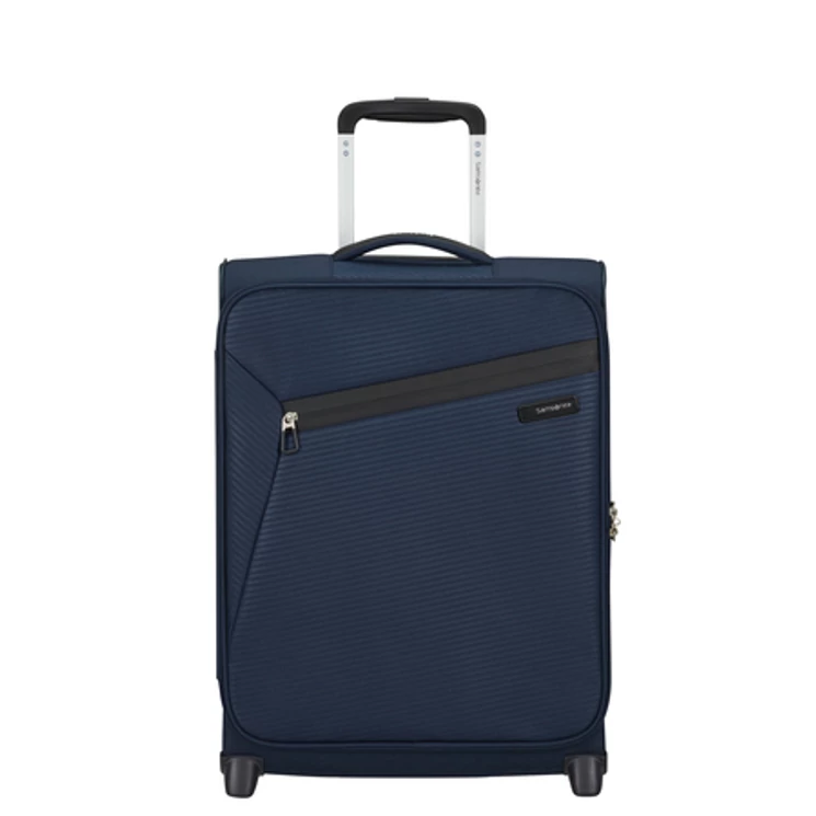 Samsonite Litebeam állóbőrönd kabin méret 55 cm ajándék bőröndhuzattal Navy