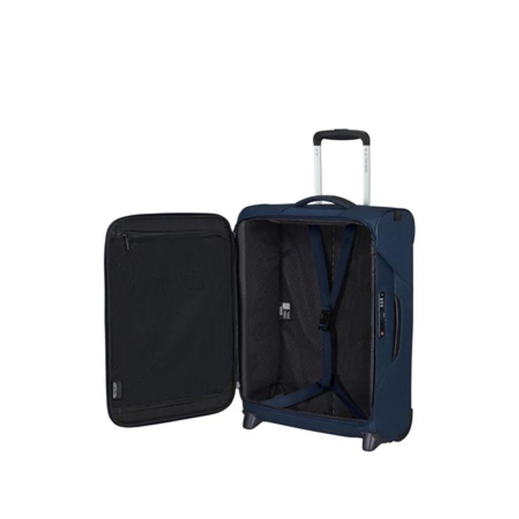 Samsonite Litebeam állóbőrönd kabin méret 55 cm ajándék bőröndhuzattal Navy