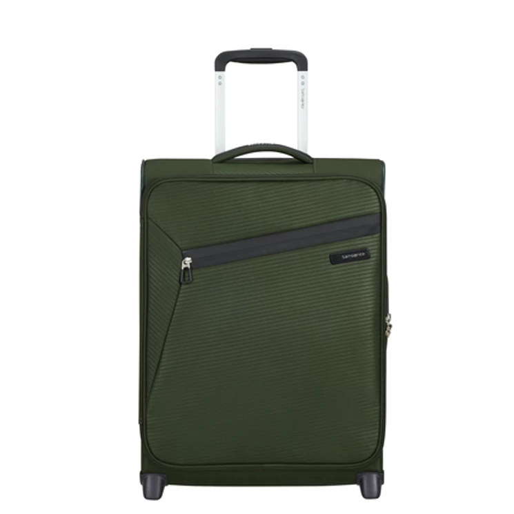 Samsonite Litebeam állóbőrönd kabin méret 55 cm ajándék bőröndhuzattal Zöld