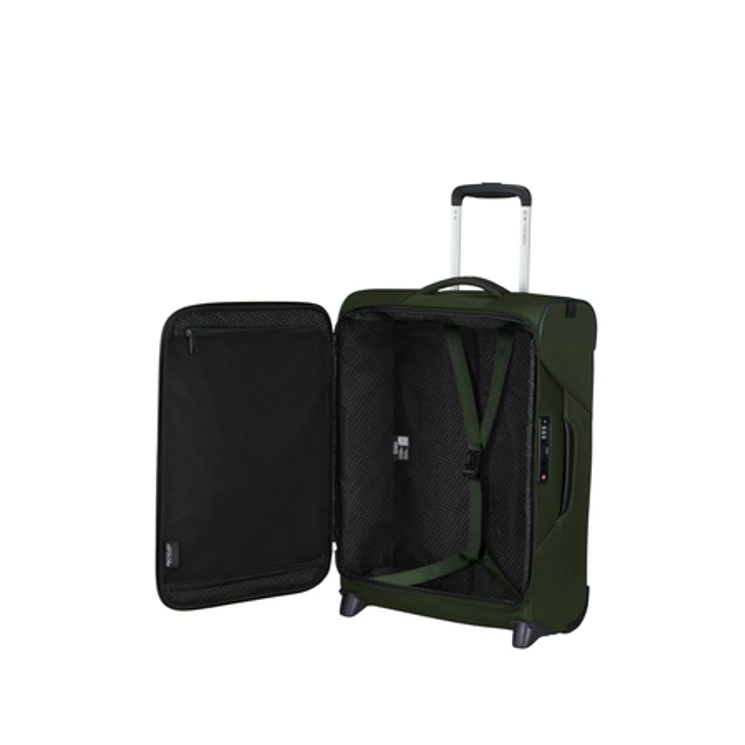 Samsonite Litebeam állóbőrönd kabin méret 55 cm ajándék bőröndhuzattal Zöld