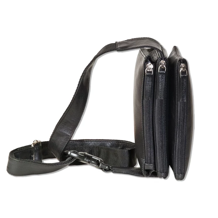 Rimbaldi valódibőr többzsebes övtáska