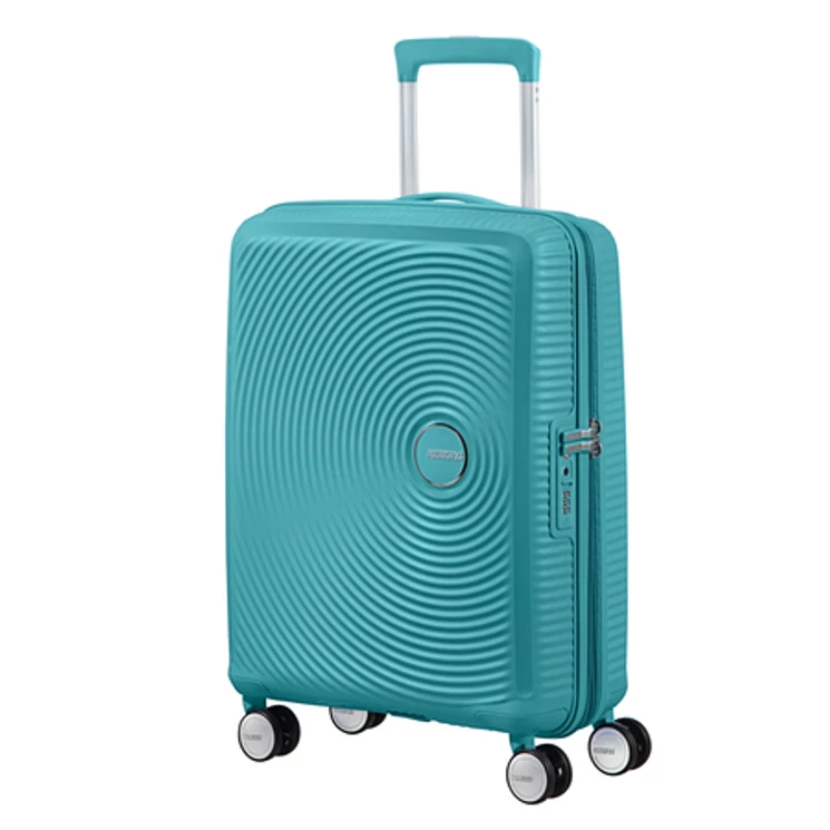 American Tourister Soundbox bővíthető Spinner bőrönd 55 TurquoiseTonic