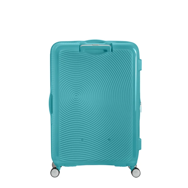 American Tourister Soundbox bővíthető, négykerekű nagy bőrönd 77