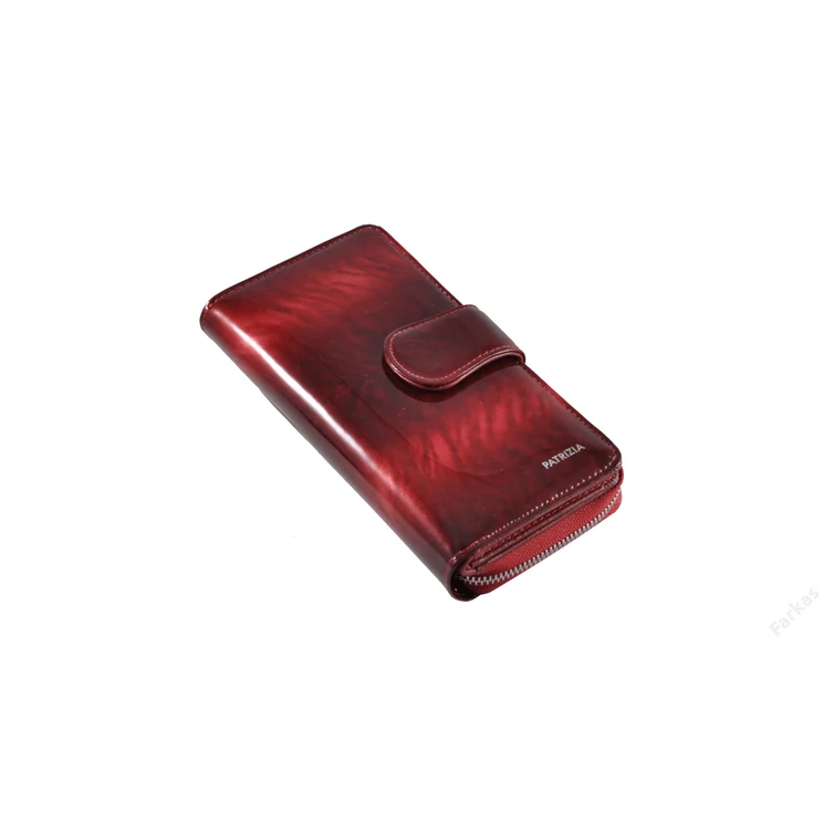 Patrizia Lakkpénztárca Álló Fazon FF116 Piros