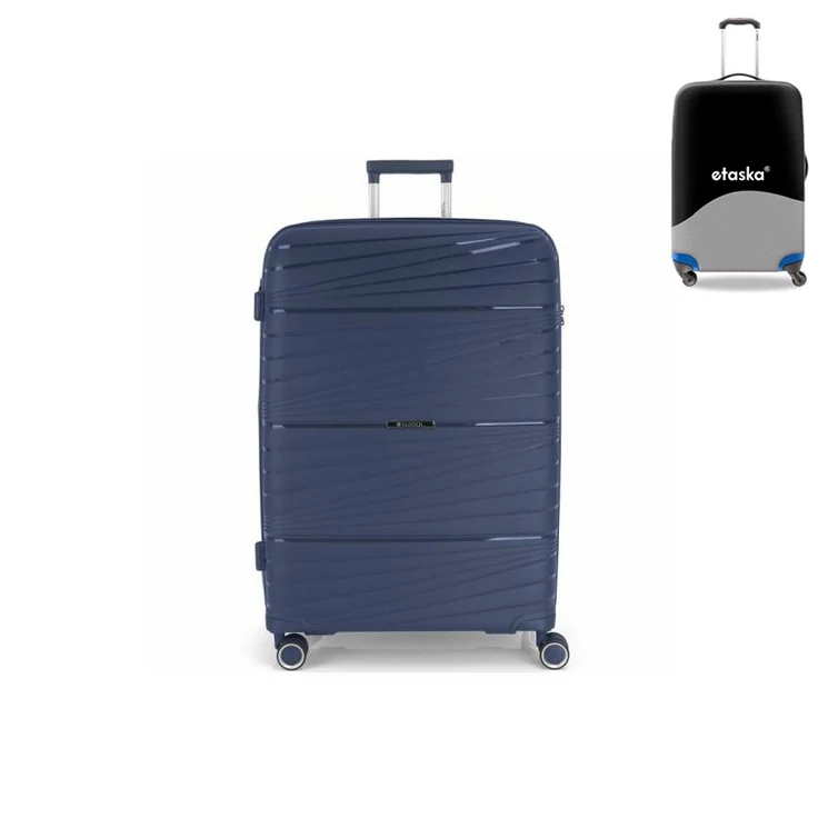 Gabol bőrönd nagy méret GA-1220L Blue  ajándék bőröndhuzattal