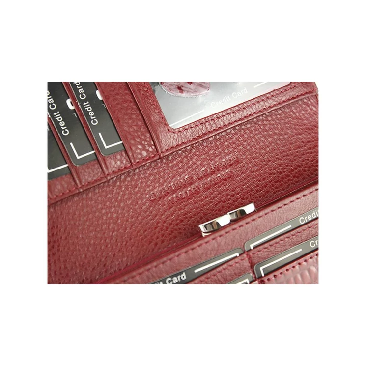 Gregorio Keretes Piros Lakkpénztárca RFID védelemmel