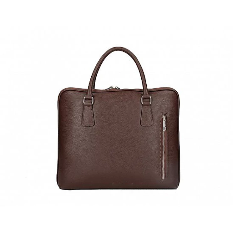 Valódi bőr női üzleti táska Sötétbarna M9098