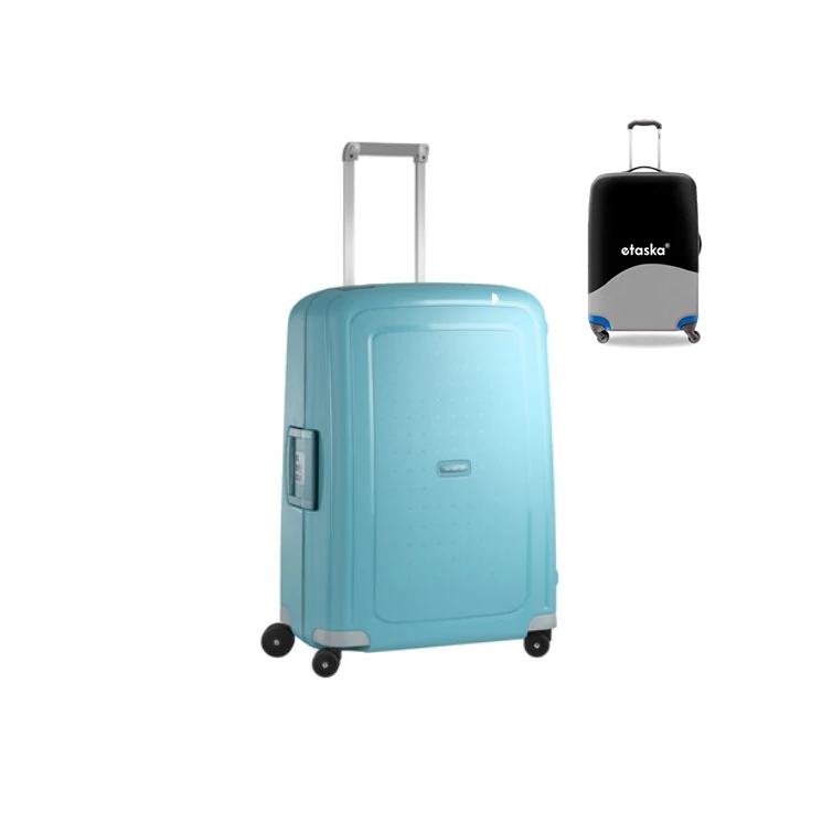 Samsonite S-Cure Spinner bőrönd 69 cm ajándék bőröndhuzattal