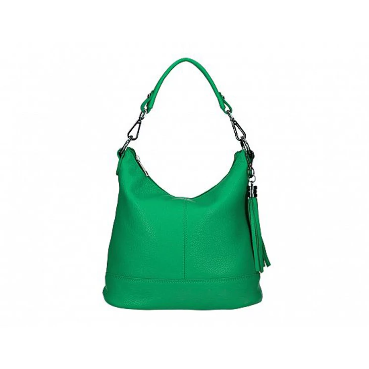 Valódi bőr női táska zöld színben S7221