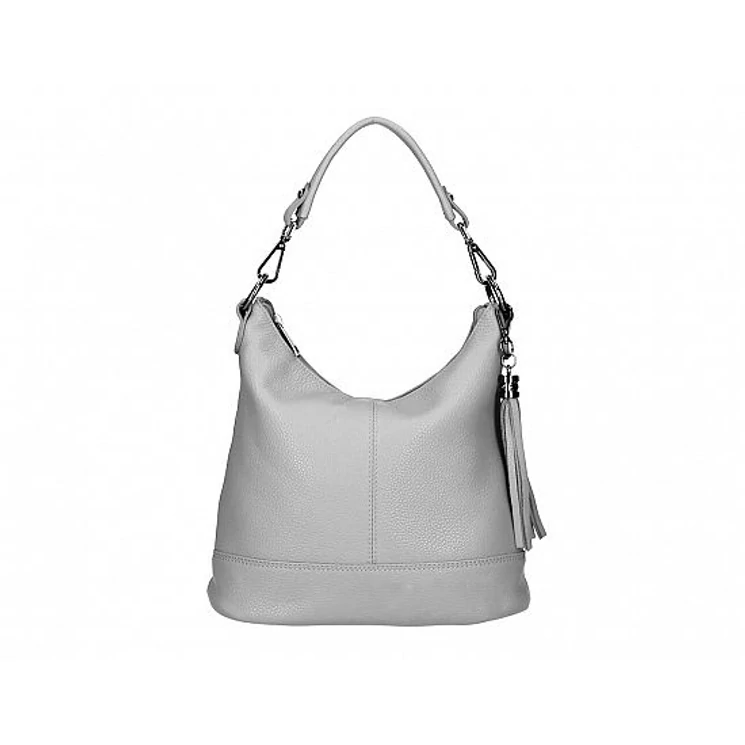 Valódi bőr női táska szürke színben S7221