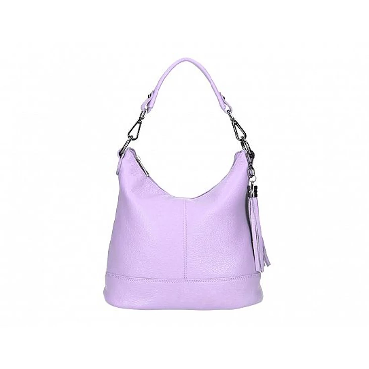 Valódi bőr női táska lila színben S7221