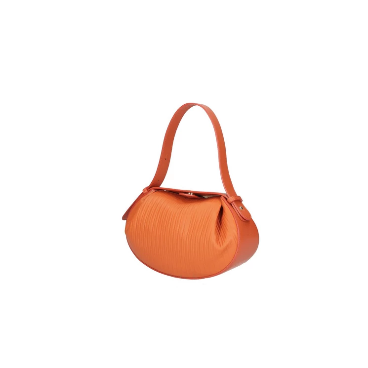 Valódi bőr női táska SötétTaupe S7262