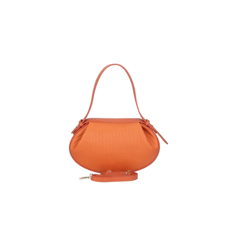 Valódi bőr női táska SötétTaupe S7262