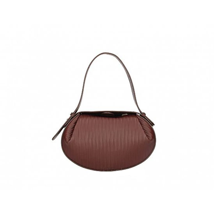 Valódi bőr női táska Barna S7262