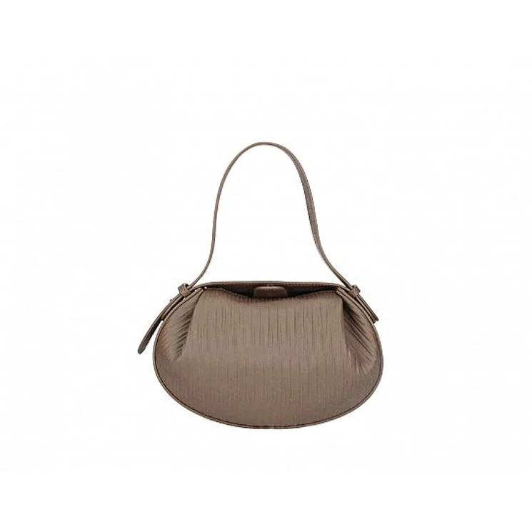 Valódi bőr női táska SötétTaupe S7262