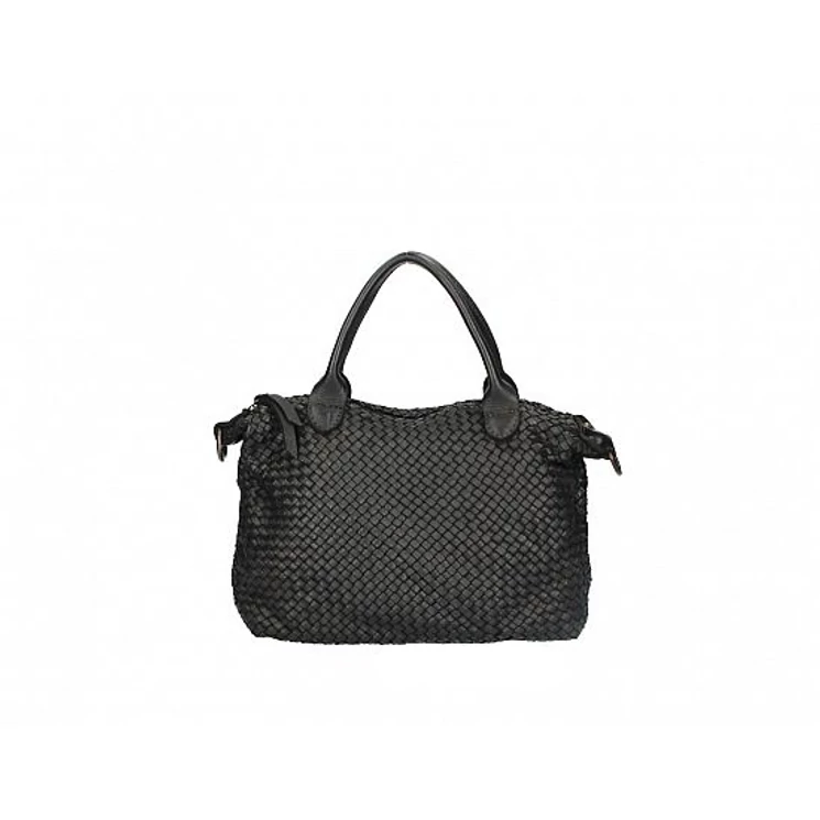 Valódi bőr női táska Fekete S7264