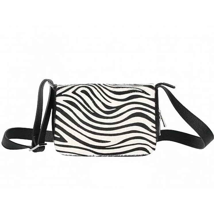 Valódi bőr női táska Zebra mintával TR291