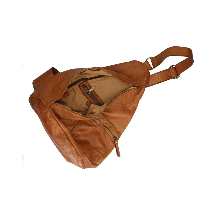 Valódi bőr női táska Sötétbarna TR299