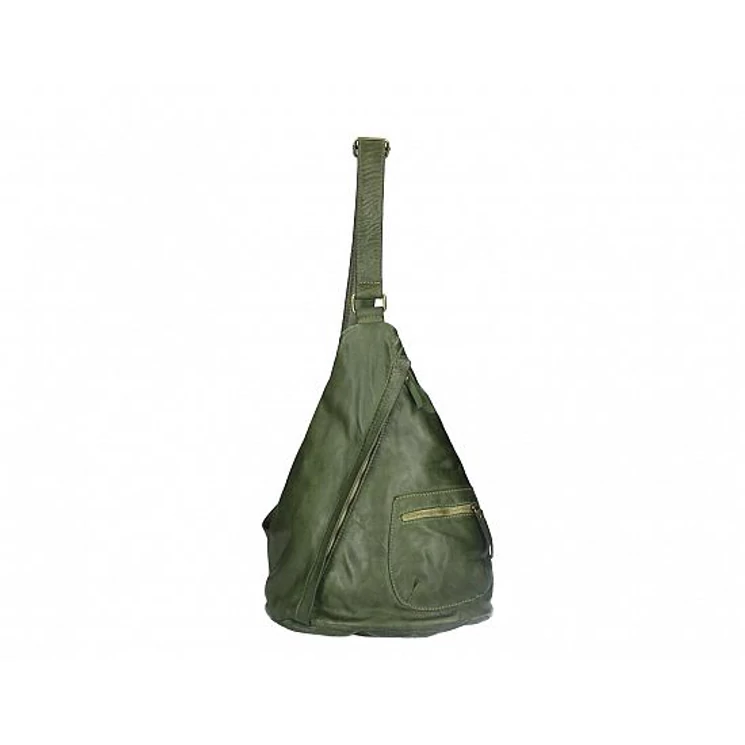 Valódi bőr női táska Zöld TR299