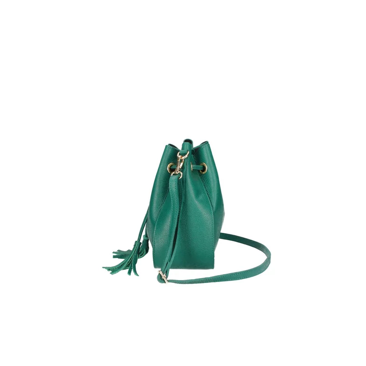 Valódi bőr női táska Zöld TR303