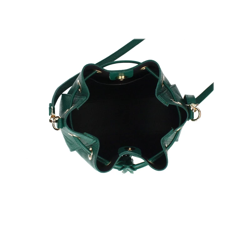 Valódi bőr női táska Zöld TR303