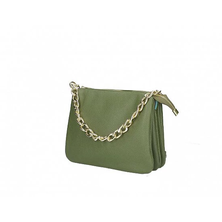 Valódi bőr női táska Zöld TR304