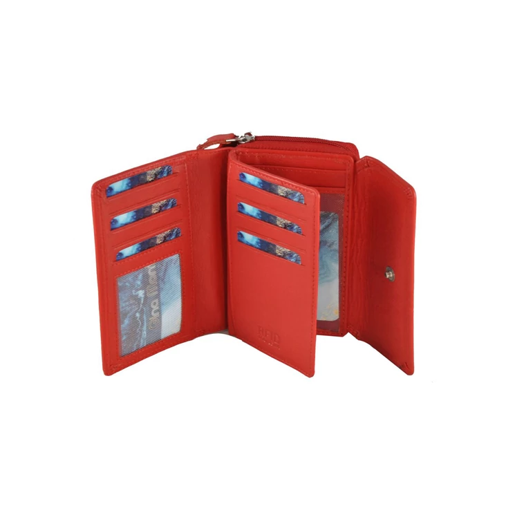 Gina Monti méretű női bőrpénztárca Rfid védelemmel 2374