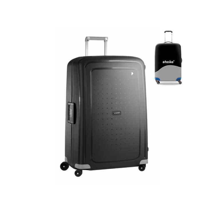 Samsonite S-Cure Spinner bőrönd 81 cm-es ajándék bőröndhuzattal