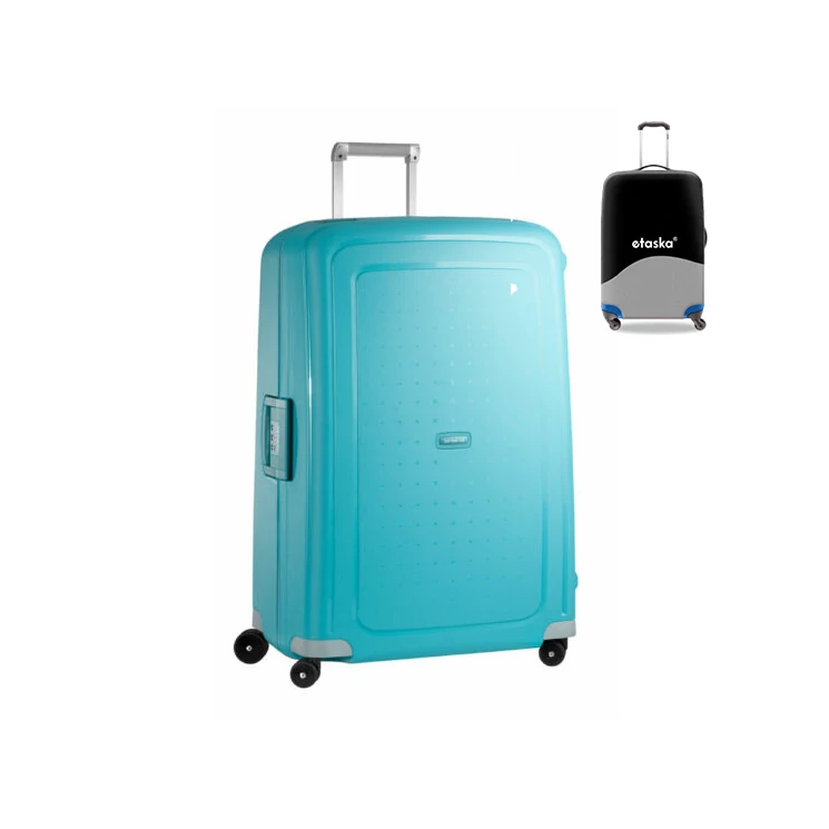 Samsonite S-Cure Spinner bőrönd 81 cm-es ajándék bőröndhuzattal